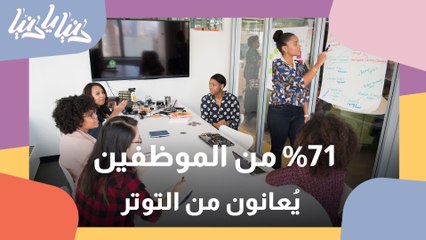 دراسة 71% من الموظفين يعانون من التوتر بسبب تكلفة المعيشة