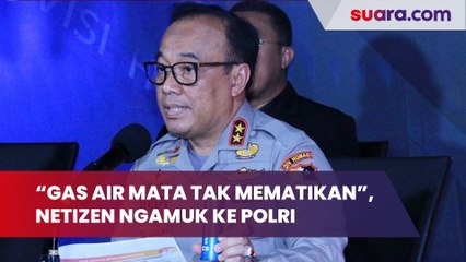 Akun Medsos Polri Diamuk Netizen Usai Kutip Pernyataan Ahli Soal Gas Air Mata Tak Mematikan