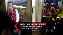 Detik-Detik WNI Mabuk Serang Pramugara Turkish Airlines