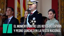 El incómodo momento entre los Reyes de España y Pedro Sánchez al inicio de la Fiesta Nacional