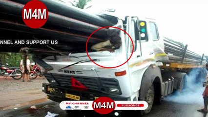 ട്രക്ക് ഡ്രൈവര്‍മാരുടെ ഞെട്ടിക്കുന്ന കാഴ്ച്ചകള്‍ Dangerous Truck  Driver Skill, #m4mcreations