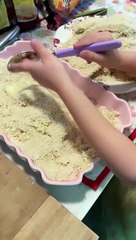 El show de Magnolia Vicuña y sus milanesas de berenjena: "Les pongo esto que no sé cómo se llama"