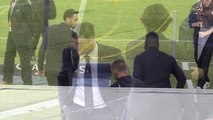 Los jugadores del Inter visitan el Nou Camp antes del partido contra el Barcelona