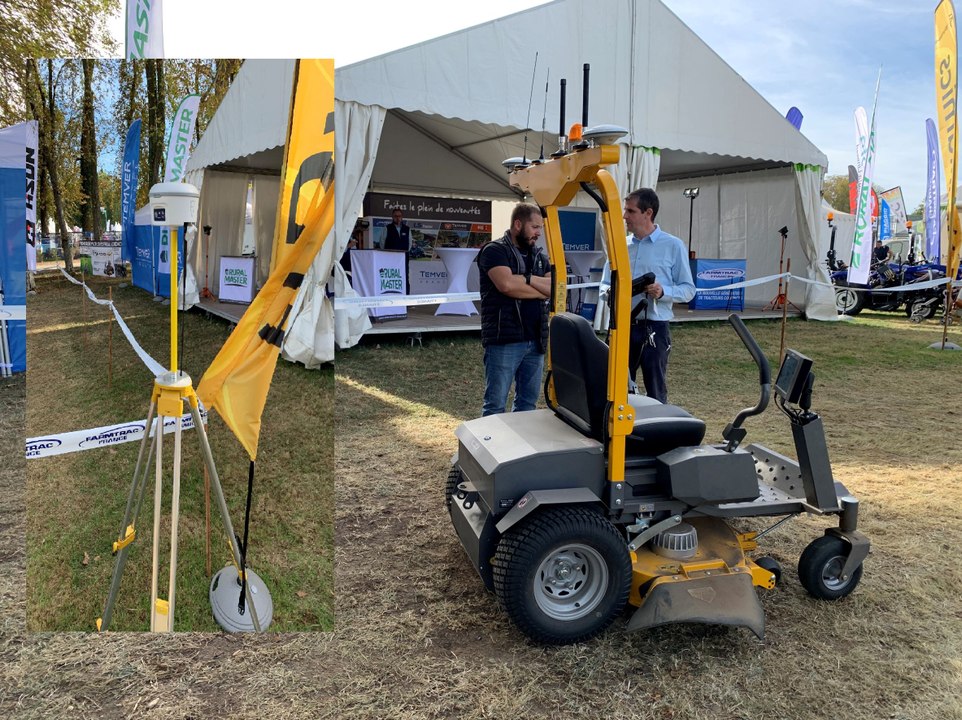 Première tondeuse autoportée autonome FJDynamics