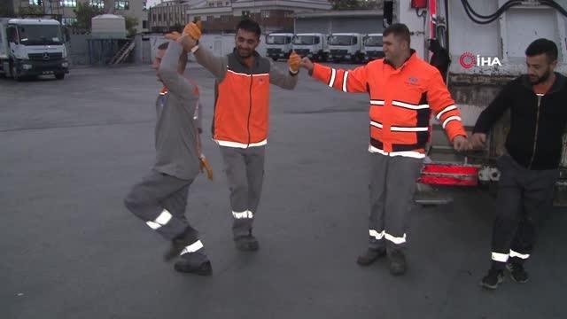 Asker eğlencesinde halay çeken temizlik işçileri konuştu: Mehmetçik kardeşimize motivasyon olsun diye halaya katıldık