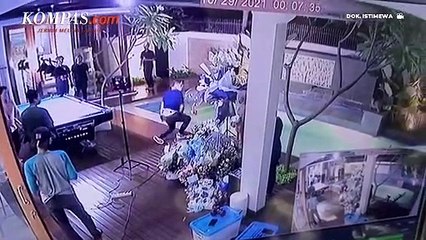 Viral Video CCTV Detik-detik Rizky Billar Lempar Bola Biliar ke Arah Lesti Kejora