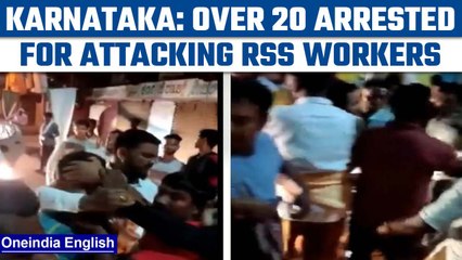 Télécharger la video: RSS workers attacked in Karnataka's Haveri, over 20 arrested, probe launched | Oneindia News*News