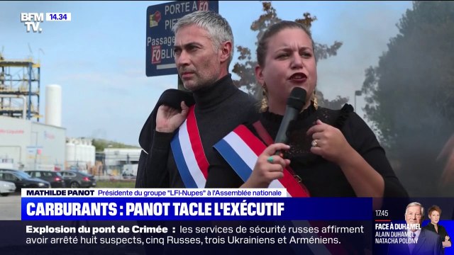 Mathilde Panot à la raffinerie de Gravenchon: S'il y a une responsabilité à la situation que nous vivons, c'est celle du gouvernement