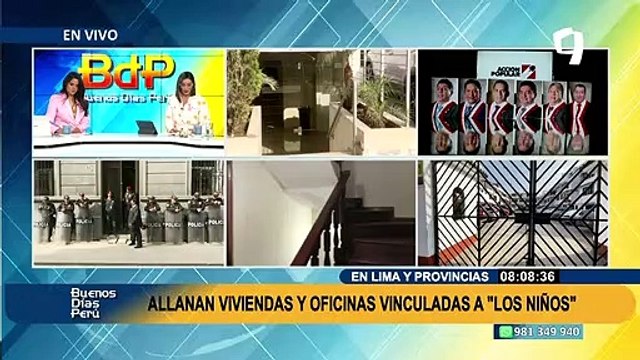 Fiscalía allana viviendas y oficinas de los congresistas sindicados como Los niños