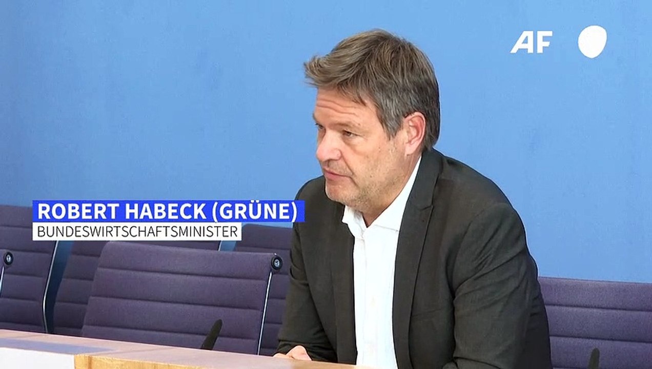 Habeck erwartet 2023 Rezession in Deutschland