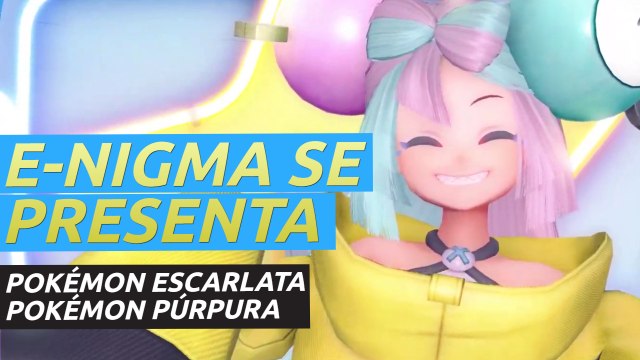 Pokémon Escarlata y Pokémon Púrpura - Nuevo tráiler con la líder de gimnasio e-Nigma