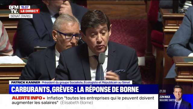 Vous êtes faible avec les forts et fort avec les faibles : Patrick Kanner tacle Élisabeth Borne sur sa gestion de la crise des carburants
