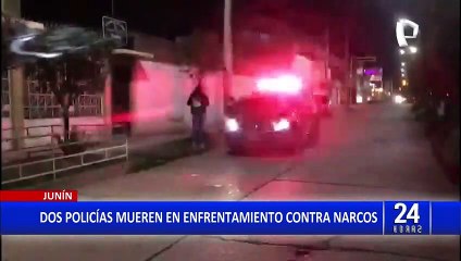 Dos policías mueren durante enfrentamiento contra presuntos narcoterroristas en Huancayo