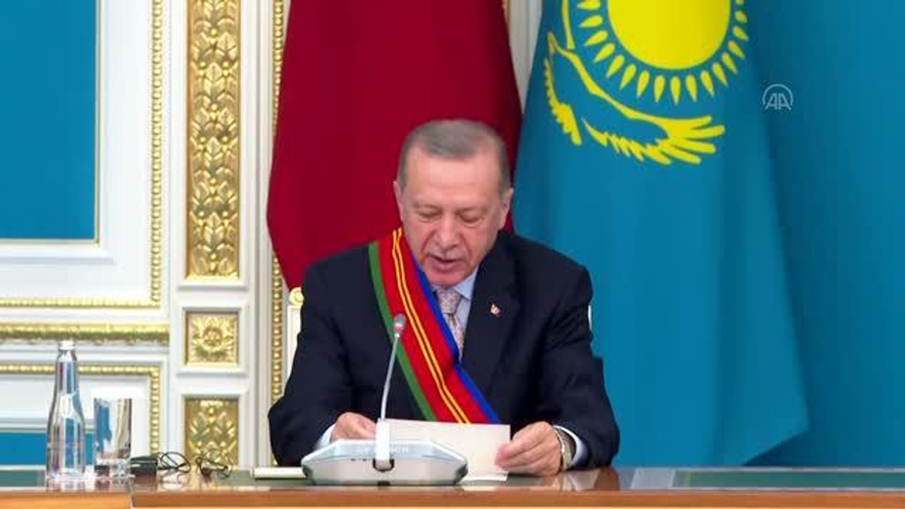 Çankırı haberi... Cumhurbaşkanı Erdoğan: "(Kazakistan'la ticaret hacmi) Orta vadede 10 milyar dolarlık hedefimize emin adımlarla ilerliyoruz"
