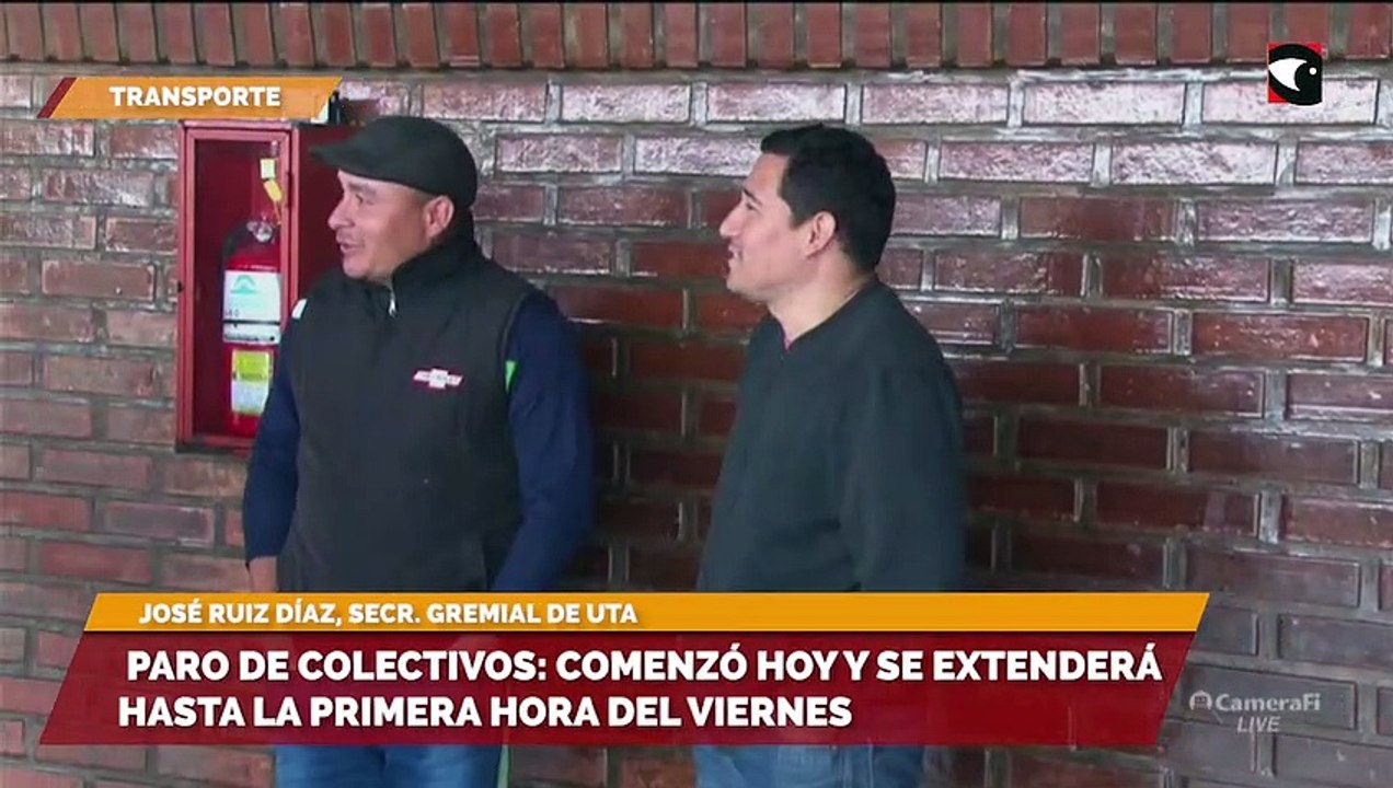Paro de colectivos comenzó hoy y se extenderá hasta la primera hora del viernes