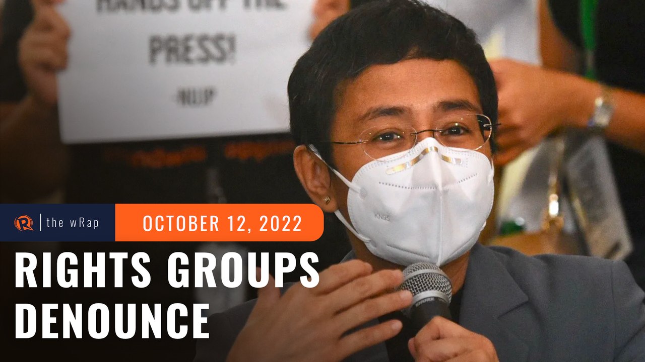 Rights groups slam CA denial of Maria Ressa’s appeal in cyber libel case
