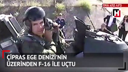 Çipras Ege Denizi’nin üzerinden F-16 ile uçtu