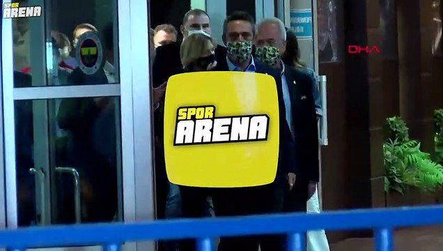 Fenerbahçe Başkanı Ali Koç, Ülker Stadyumu'ndan ayrıldı