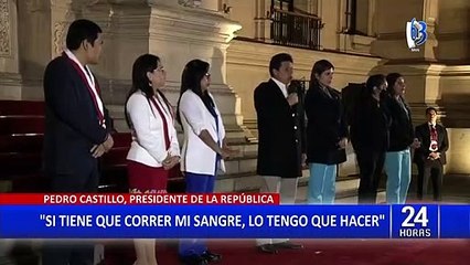 Castillo: "Si tiene que correr mi sangre por la calle en beneficio del pueblo, lo tengo que hacer"
