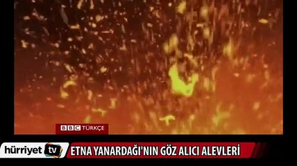 Etna Yanardağı'nı hiç böyle görmediniz
