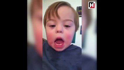 Konuşma terapisiyle alfabeyi öğrenen down sendromlu çocuk!