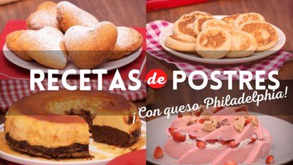 ¡Endulza tu vida! 4 recetas de postres con queso Philadelphia