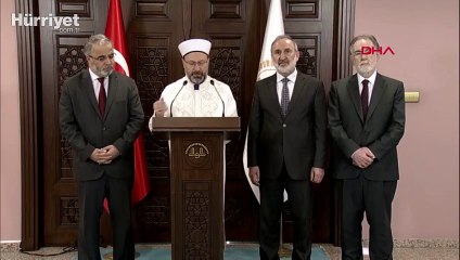 Son dakika: Diyanet İşleri Başkanı: Cami ve mescitlerde cemaatle namaza ara verilecek
