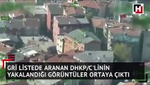 Gri listede aranan DHKP/C'linin sığınakta yakalandığı anların görüntüsü ortaya çıktı