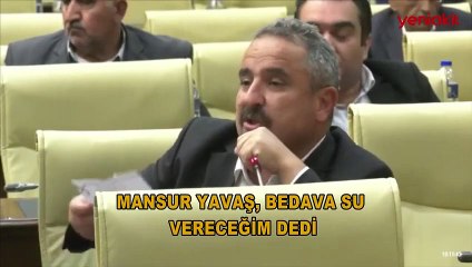 Yavaş'ı köşeye sıkıştıran sözler: Suya zam yapacağınıza...