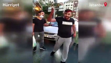 Alibeyköy'de trafikte dehşet saçtı, kimse durduramadı