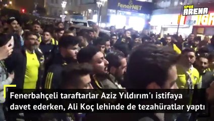 Fenerbahçeli taraftarlardan yönetime büyük tepki!