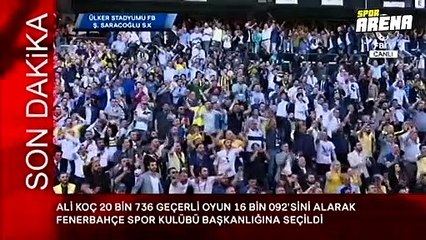 İşte Ali Koç'un başkan seçildikten sonraki konuşması!