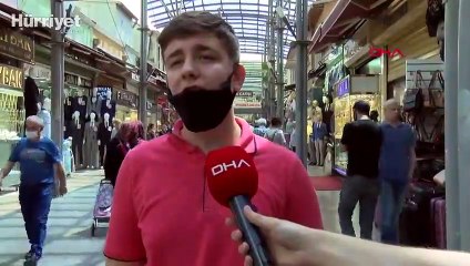 Bursa'da caddelerde bayram alışverişi yoğunluğu