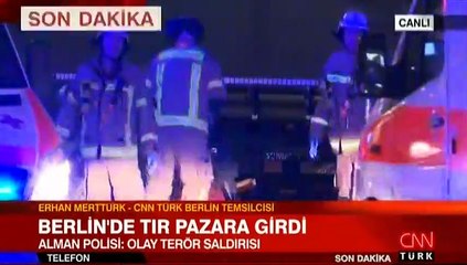 Berlin'de TIR Noel pazarına girdi, en az 9 ölü