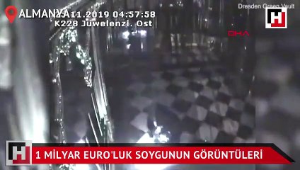 1 milyar Euro'luk müze soygununun görüntüleri yayınlandı