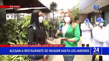 San Luis: restaurante invade vereda pública y construye sobre áreas verdes