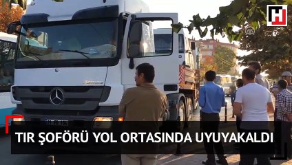 TIR şoförünü görenler hemen polisi aradı! Gerçek sonra ortaya çıktı