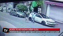 Talihsiz yaya metrelerce uçtu