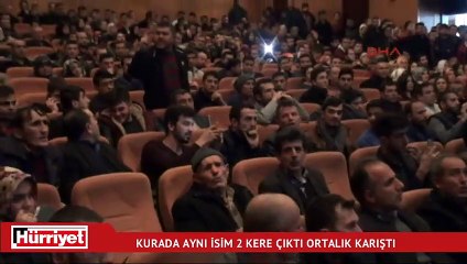 Kurada aynı isim 2 kere çıktı...Salon birden karıştı, isyan çıktı