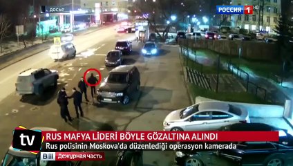 Rus mafya lideri böyle gözaltına alındı