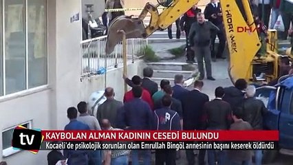 Kaybolan Alman kadının varilin içerisinde cesedi bulundu