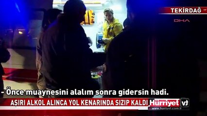 ALKOLLÜ ADAM POLİSLERE ZOR ANLAR YAŞATTI