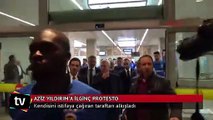 Aziz Yıldırım kendisini protesto eden taraftarları alkışladı