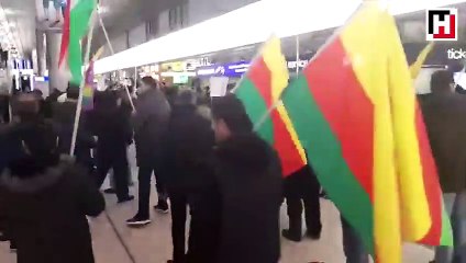 Almanya’da PKK yandaşları havalimanında Türk yolculara saldırdı
