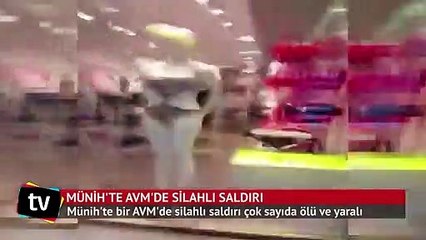 Münih'te alışveriş merkezinde silahlı saldırı