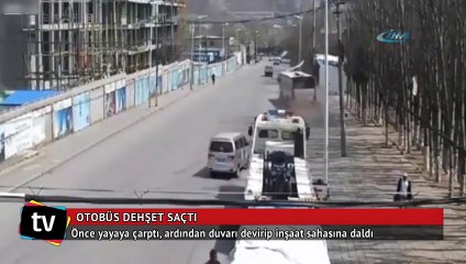 Otobüs dehşet saçtı !