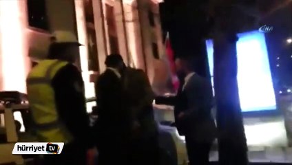 Trafik denetiminde polislere tehditler savurdu