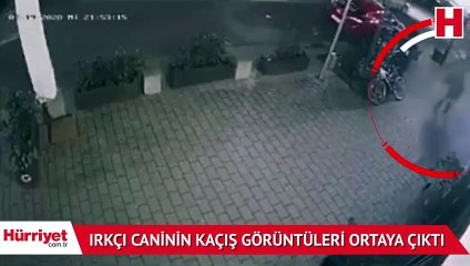 Son dakika... Irkçı caninin kaçış görüntüleri ortaya çıktı