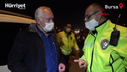 Kısıtlamayı ihlal eden 71 yaşındaki sürücü maskesiz ve alkollü yakalandı