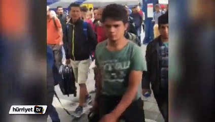 Münih'e gelen mülteci sayısı 70 bin oldu